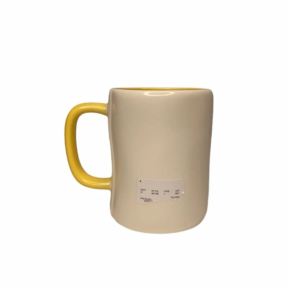 RAe dunn coffee mug beautiful Day ivory